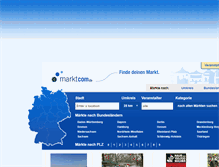 Tablet Screenshot of marktcom.de